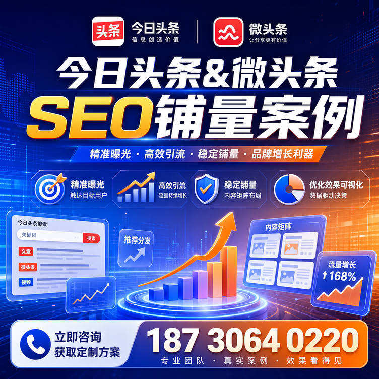 秦皇岛头条号SEO矩阵批量内容铺量成功案例