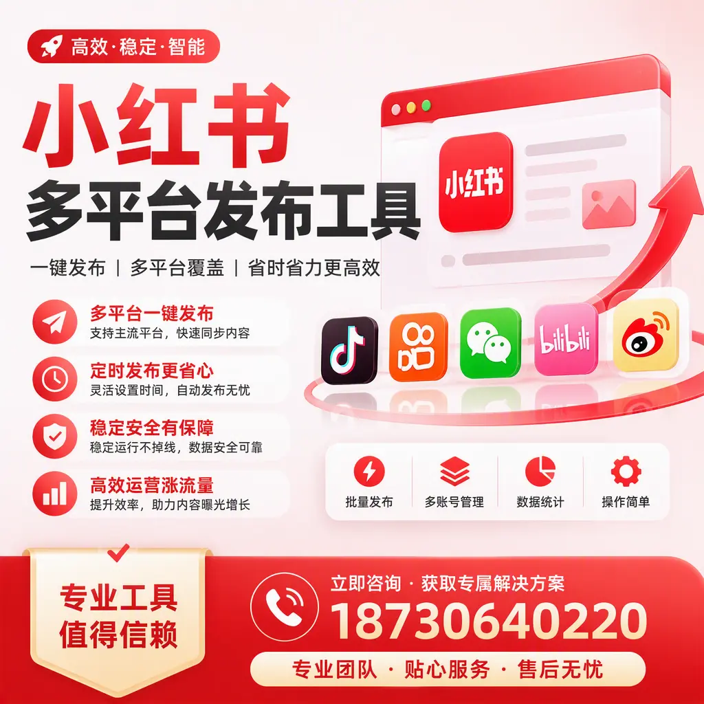 在 秦皇岛 小红书多平台发布工具的市场前景分析